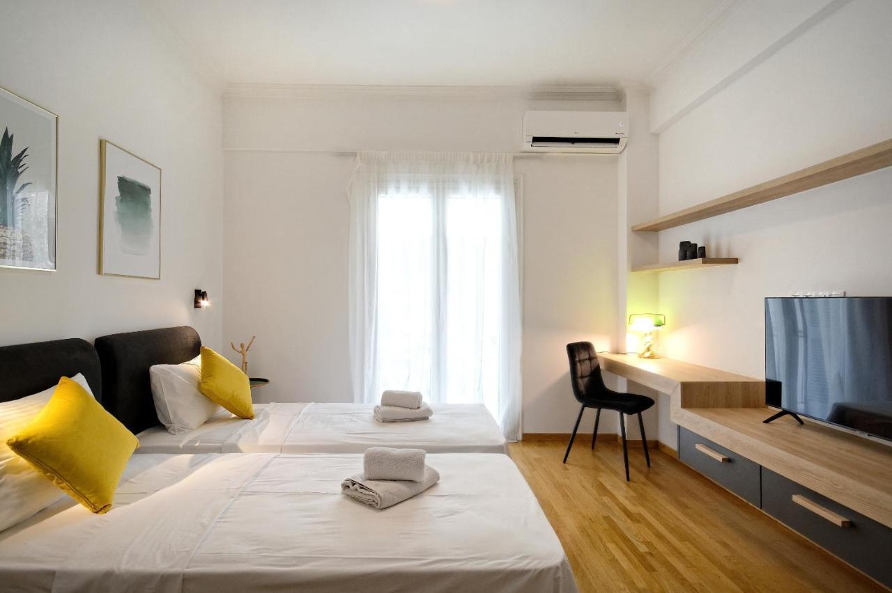 Elegant Big Apartment In Athens Center With Balcony Exterior photo